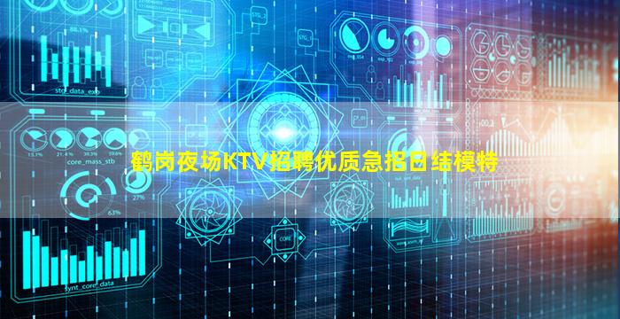 鹤岗夜场KTV招聘优质急招日结模特